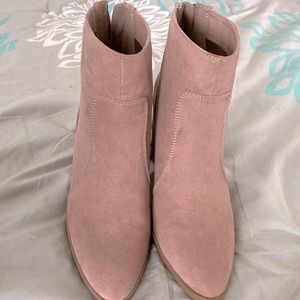 Qupid suede light brown boots